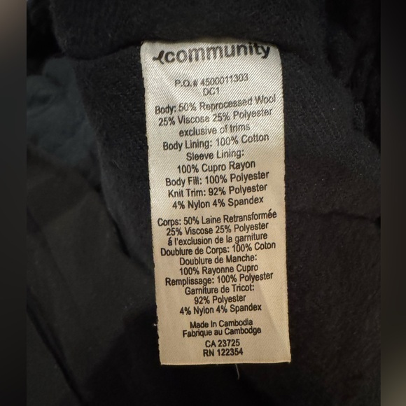 Black Winter Parka - Picture 6 of 8